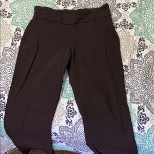 Maurices stretchy brown dress pants size large